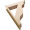 Ekena Millwork 7 1/2-in W x 30-in D x 42-in H Funston Trad Rough Cedar Woodgrain TimberThane Outlooker, Primed Tan OUTUR075X30X42FST04RCPR - alternate 4